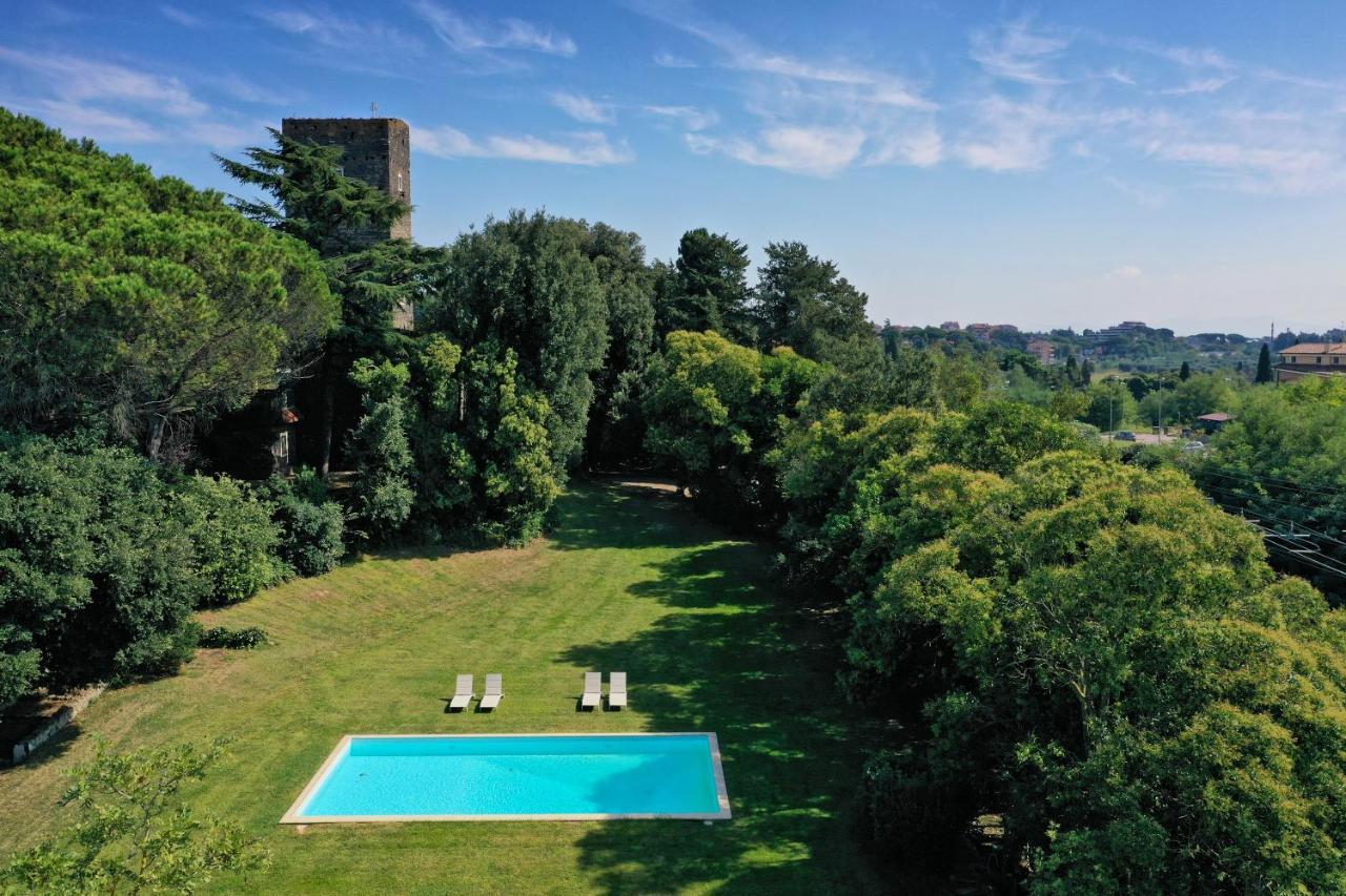 Torre Delle Cornacchie - Private Pool Villa Róma Kültér fotó